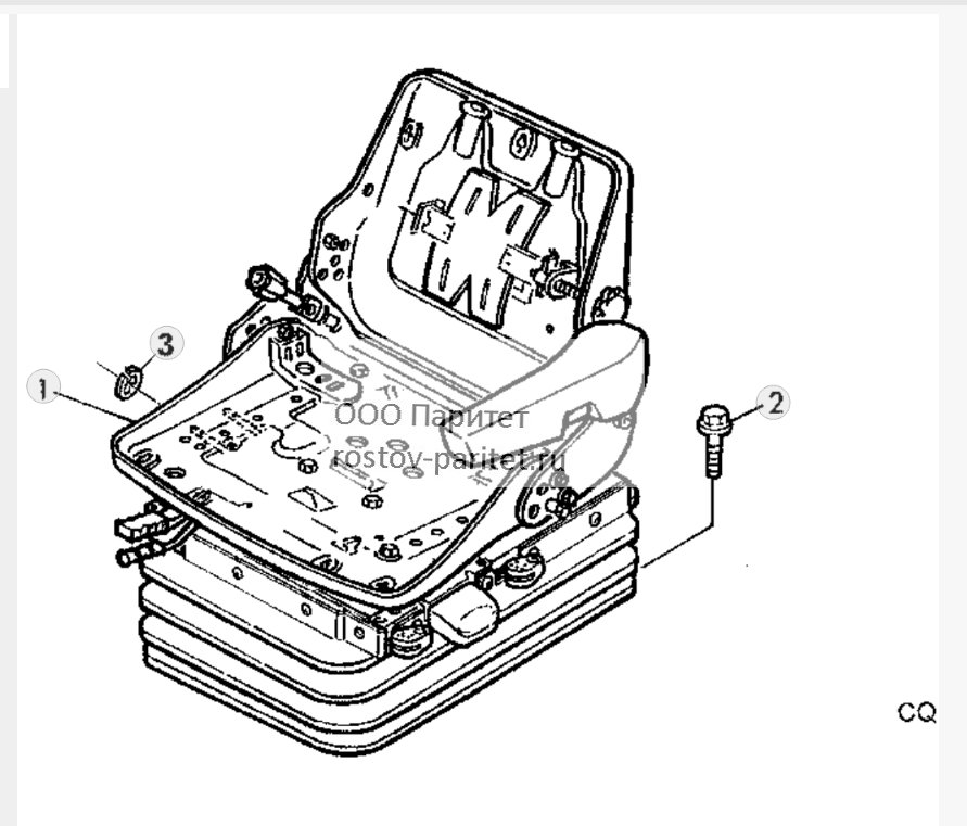 PNEUMATIC SUSPENSION SEAT 